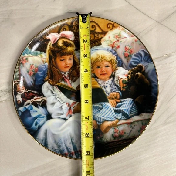 Night-Time Story by Sandra Kuck Vintage Collectors Plate 575 - Picture 3 of 7